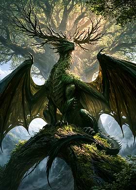 Ancient Rootwarden Dragon