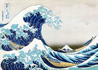 The Great Wave Off Kanagawa - Hokusai
