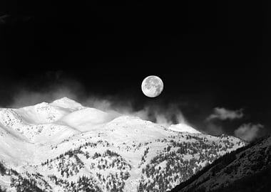Full Moon over the Alps - ©Silvia Ganora - Do not copy ...