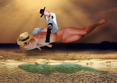 Something Fishy going on here! Rendered in the Surreal ...