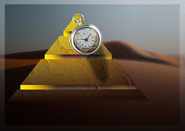 Time wounds all heals!! Surreal view of time.