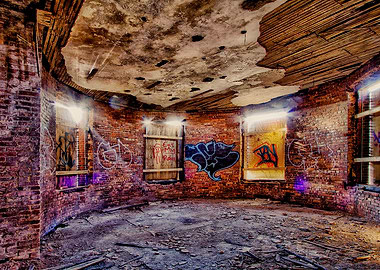 A room in an Abandoned Hospital In Staten Island New Yo ...