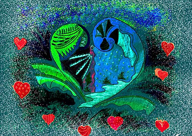 This image began as a loving line-drawn homage to Vermo ...