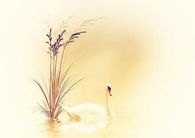 white swan