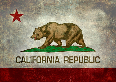 The Bear Flag is the official flag of the state of Cali ...