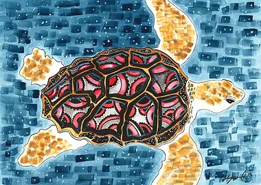 The steampunk turtle has a very peaceful feeling to it. ...