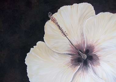 A commissioned painting of a beautiful butter yellow hi ...