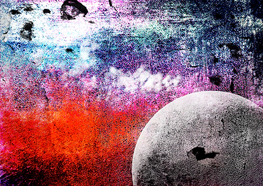 'Lunatic Love' - The moon and a heart - Grunge Textures ...
