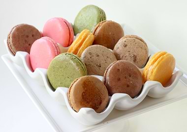 I make French macarons from scratch, here's a photo of ...