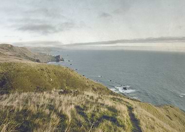 coastal road somewhere between oregon and california