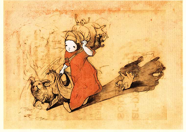 The drawing was inspired by my friends, Tuur Florizoone ...