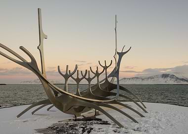 Solfar, the Sun Voyager, the famous sculpture by Jón Gu ...