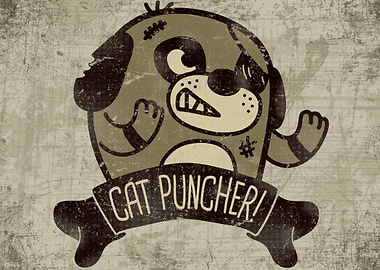 CAT PUNCHER PUNCHES CAT!
