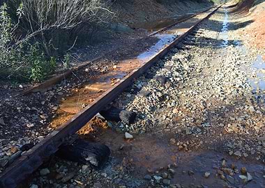 Nature takes back its original path.