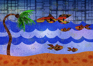 California Dreaming Symbolism ~ Palm tree and ocean lan ...