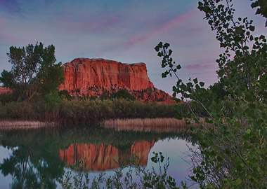 Sunset at Ghost Ranch