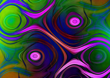 Beautiful abstract digital art work