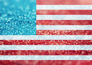 Red, White, and Glitter