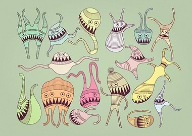 Mostriciattoli big family