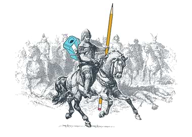 The Mighty Pencil Knight