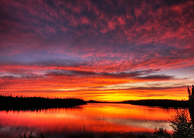 Another sunrise, lac aux dorés
