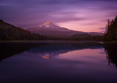 Trillium Lake at Twilight
