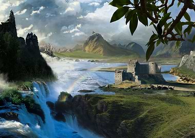 Fantasy Landscape Matte V1