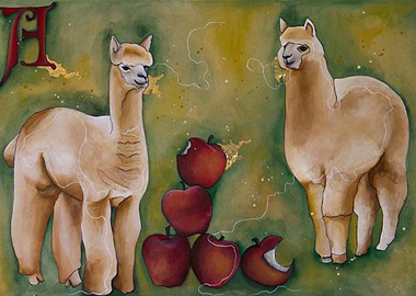 Alpaca's Attacking Apples