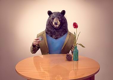 Bear tea time