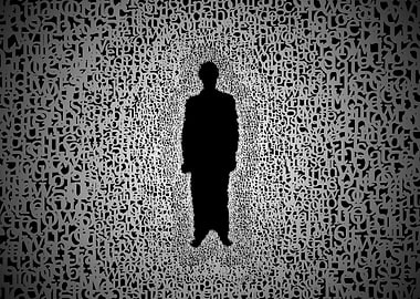 Typography Silhouette