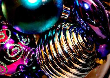 Jewel-Toned Ornaments