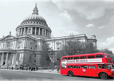 Red Routemaster Popped