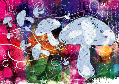 Flying Magic Mushrooms