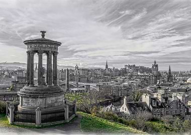 Spring on Calton Hill