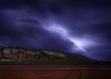 Light before the storm. Fantastic light before the stor ...