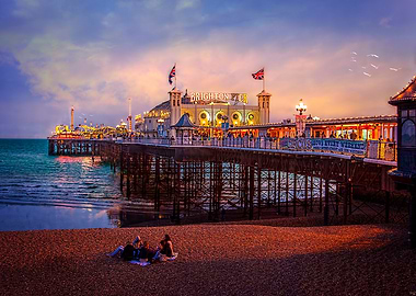Palace Pier Sunset