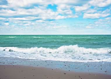 Teal Blue Green Ocean