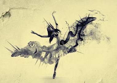 bruised but not beaten \'the sad dancer\'