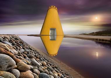 The yellow lighthouse