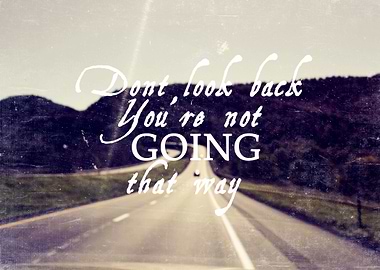 Dont Look Back