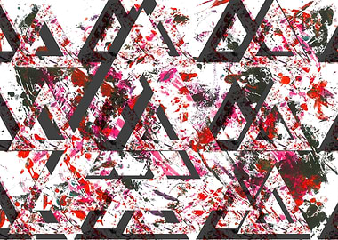 tri-angles pink BY GASPONCE