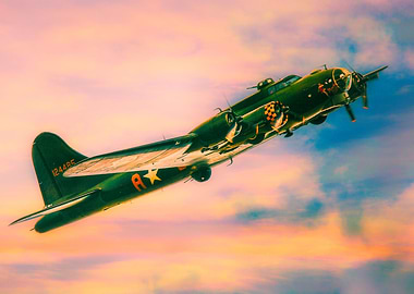 B-17 Flying Fortress Bomber Aircraft