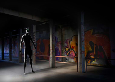 The visitor. 3D modeling, render, post production, and ...