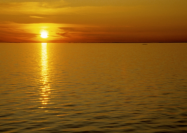 Sunset over the Swedish Islands