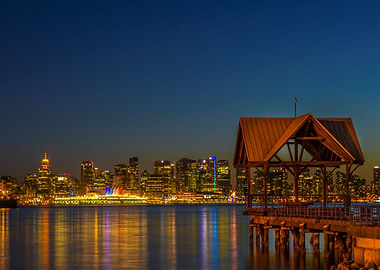 View of Vancouver downtown skyline