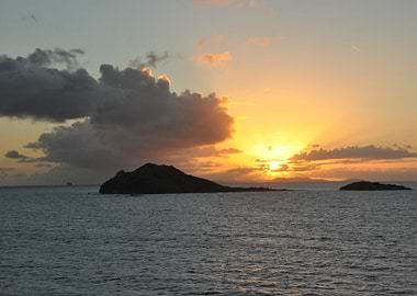 island sunset