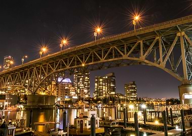 Taken from under the Granville Street bridge in Vancouv ...