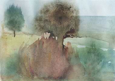 Tree hit by lightning strike (Part 1 Live paint)