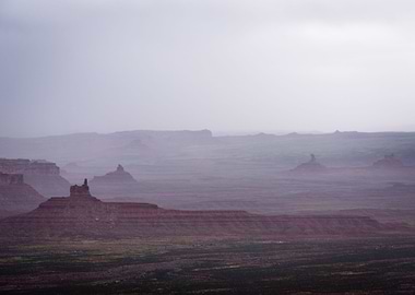 Rain on the Valley of the Gods, Utah