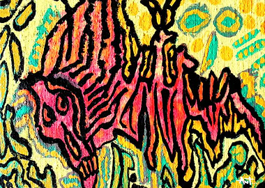 art fear painting is done on a unbleached canvas so it ...